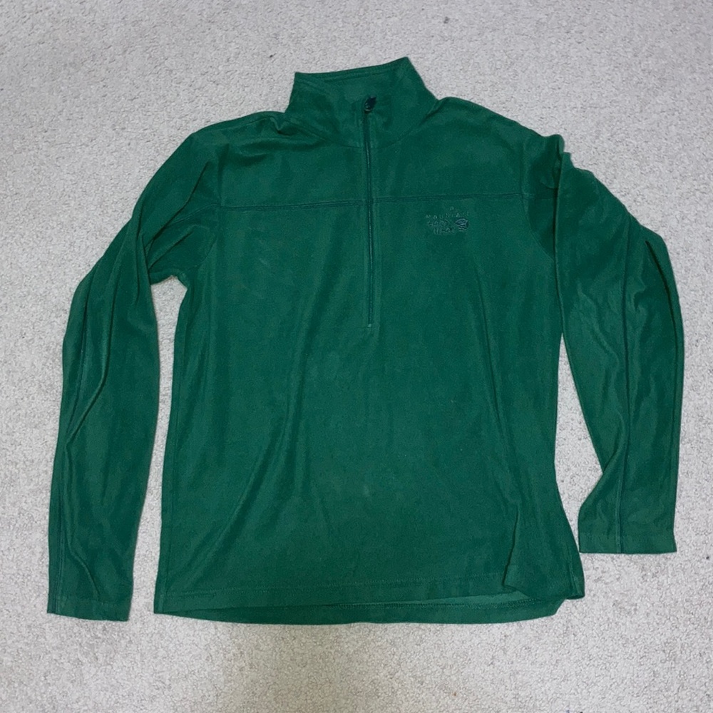 Green half zip
